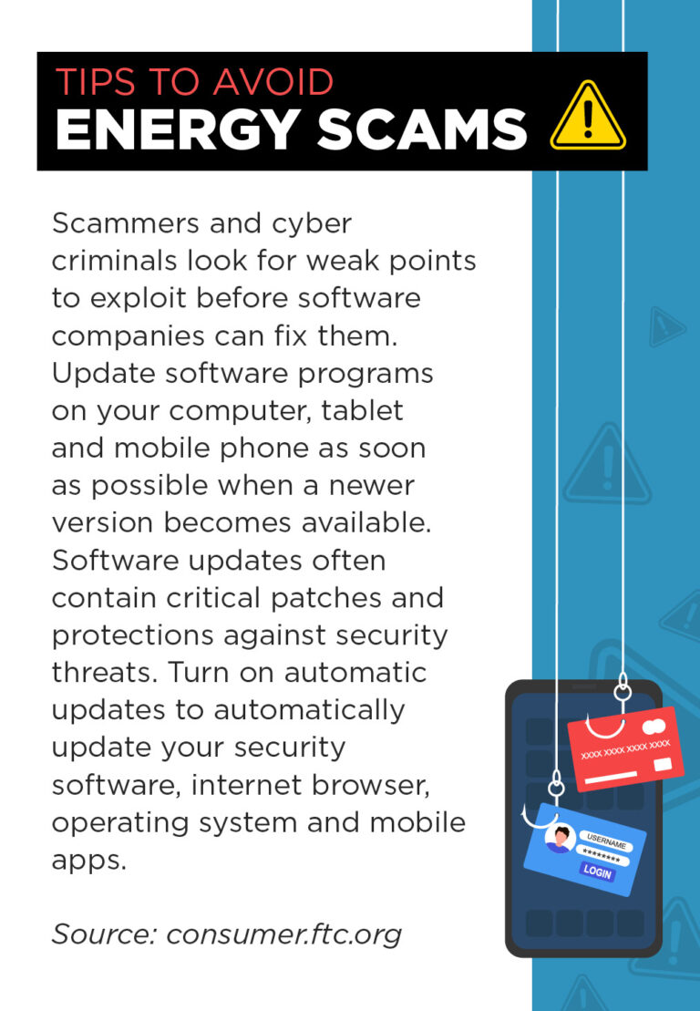 Tips to avoid energy scams