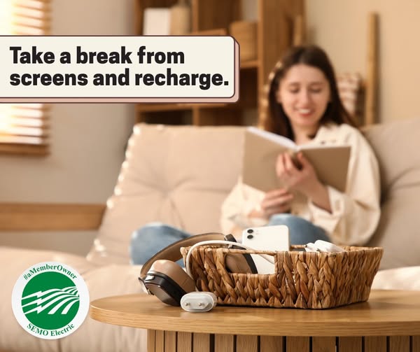 Take a break from screen and recharge.
