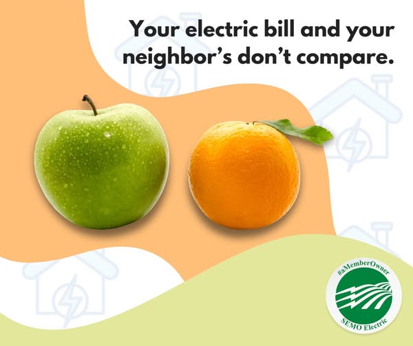 Your electric bill and your neighbor's don't compare.