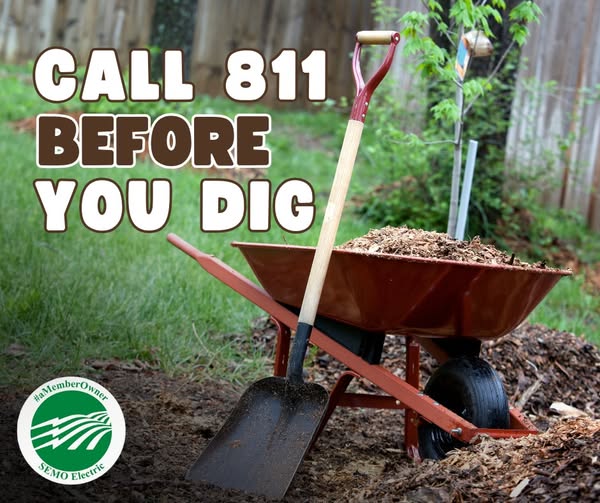 Call 811 before you dig.